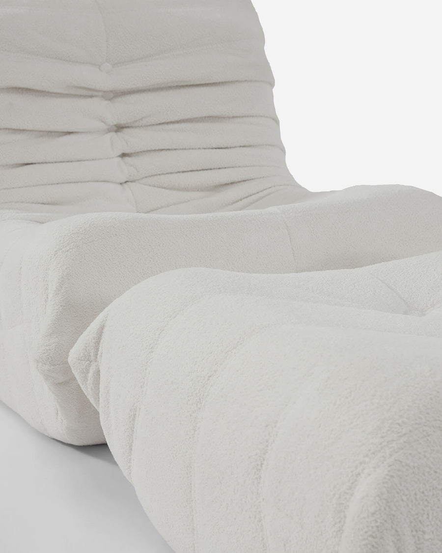 Sunday-Citizen_Furniture_Dakota-Single Chair Ottoman White