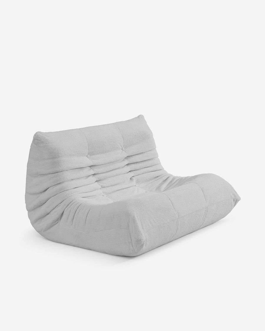 Furniture Dakota Two Seater Light Grey