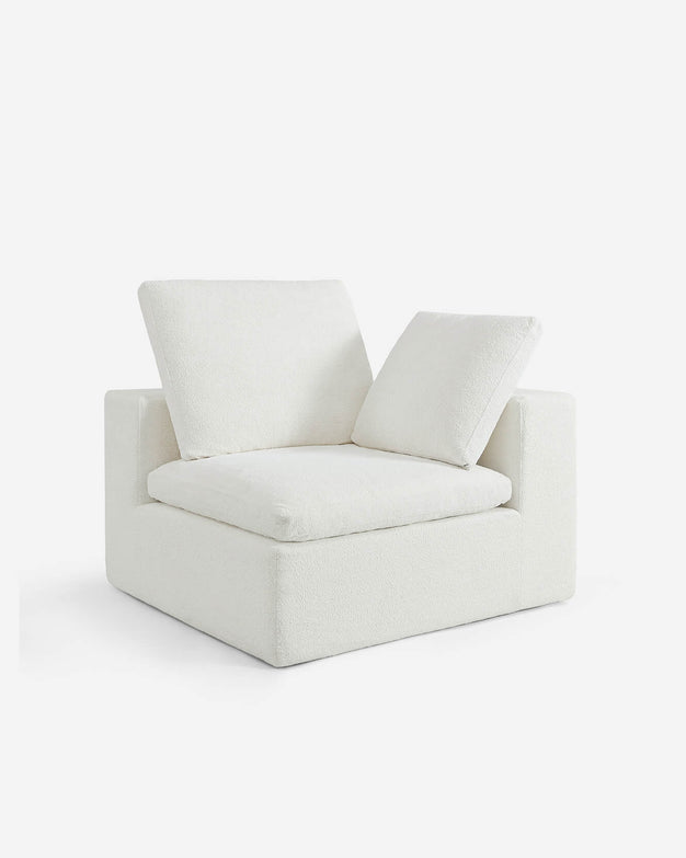 Hudson Right Corner Module White