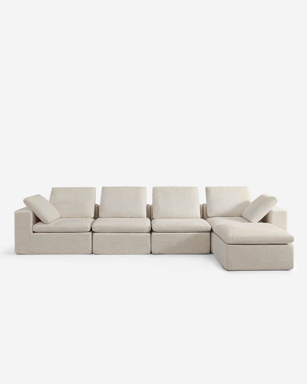 Hudson Modular Extended Sectional Beige