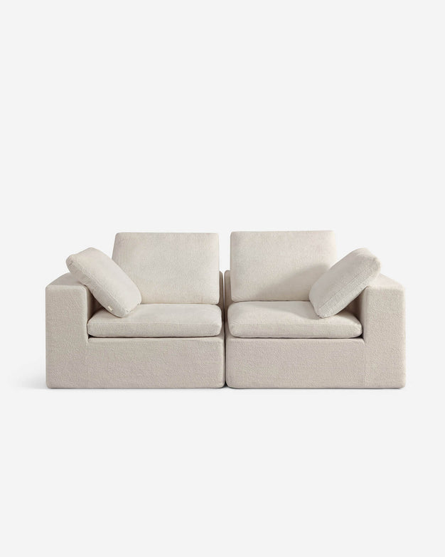 Hudson Modular Two Seater Beige