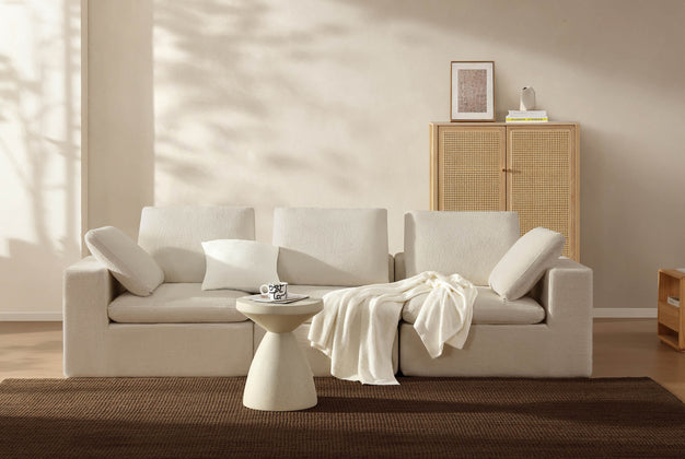 Hudson Modular Three Seater Beige