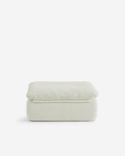 Lennox Indoor Ottoman White