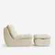 Lennox Indoor Ottoman Beige