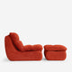 Lennox Indoor Ottoman Red