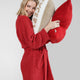 Snug Waffle Robe Rouge
