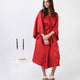 Silky Lyocell Kimono Rouge