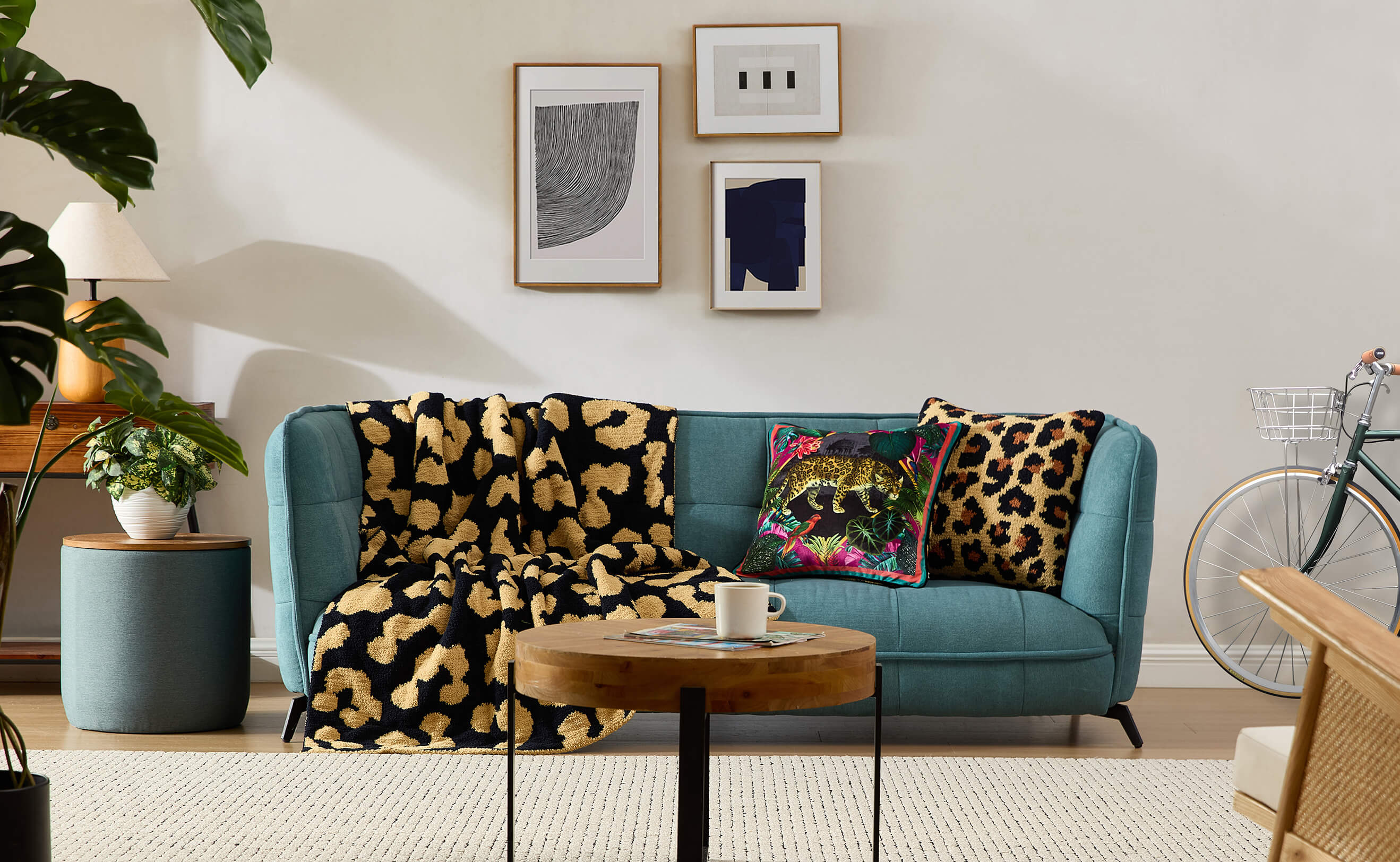 Vintage Leopard Throw Pillow | Last Chance – Sunday Citizen