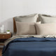 Natural Premium Bamboo Euro Sham Boulder