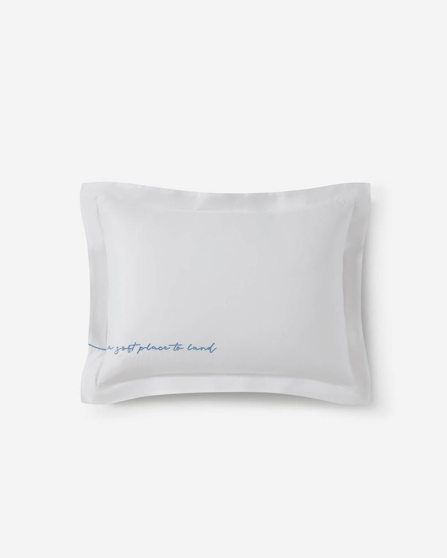 Sunday-Citizen_Lovely-Bamboo-Sham-Set White - Endless Sky