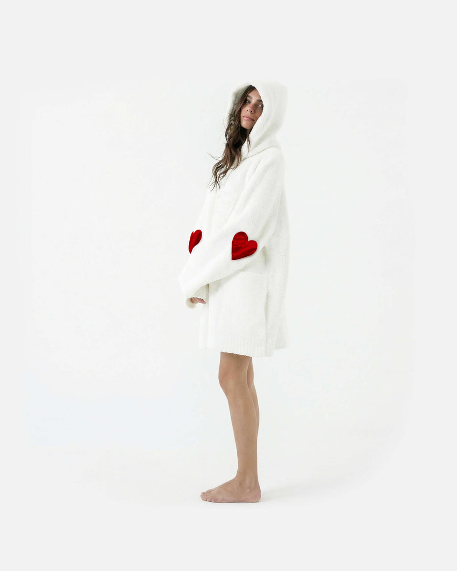 Sunday-Citizen_Lovely-Snug-Blanket-Hoodie_Off-White Off White - Red