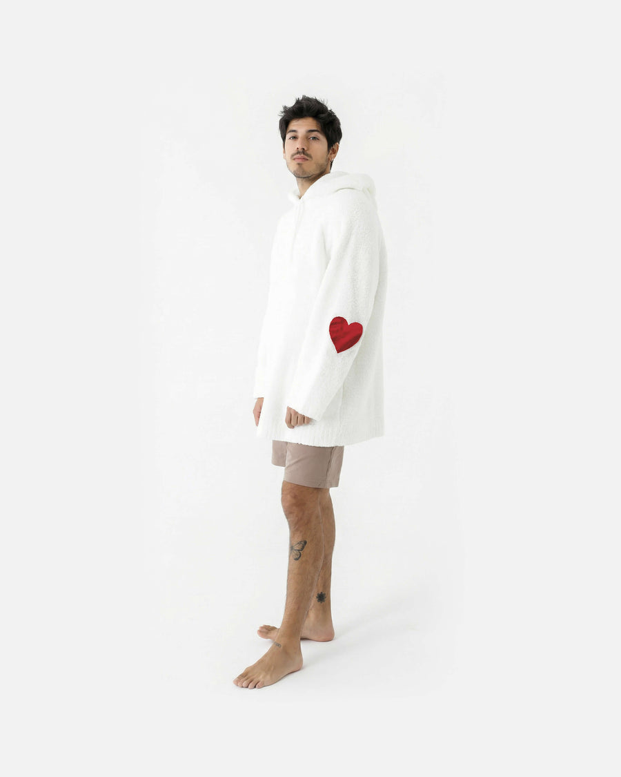Sunday-Citizen_Lovely-Snug-Blanket-Hoodie_Off-White Off White - Red