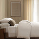 Luxe-Bamboo-Piping-Duvet-Cover White - Boulder