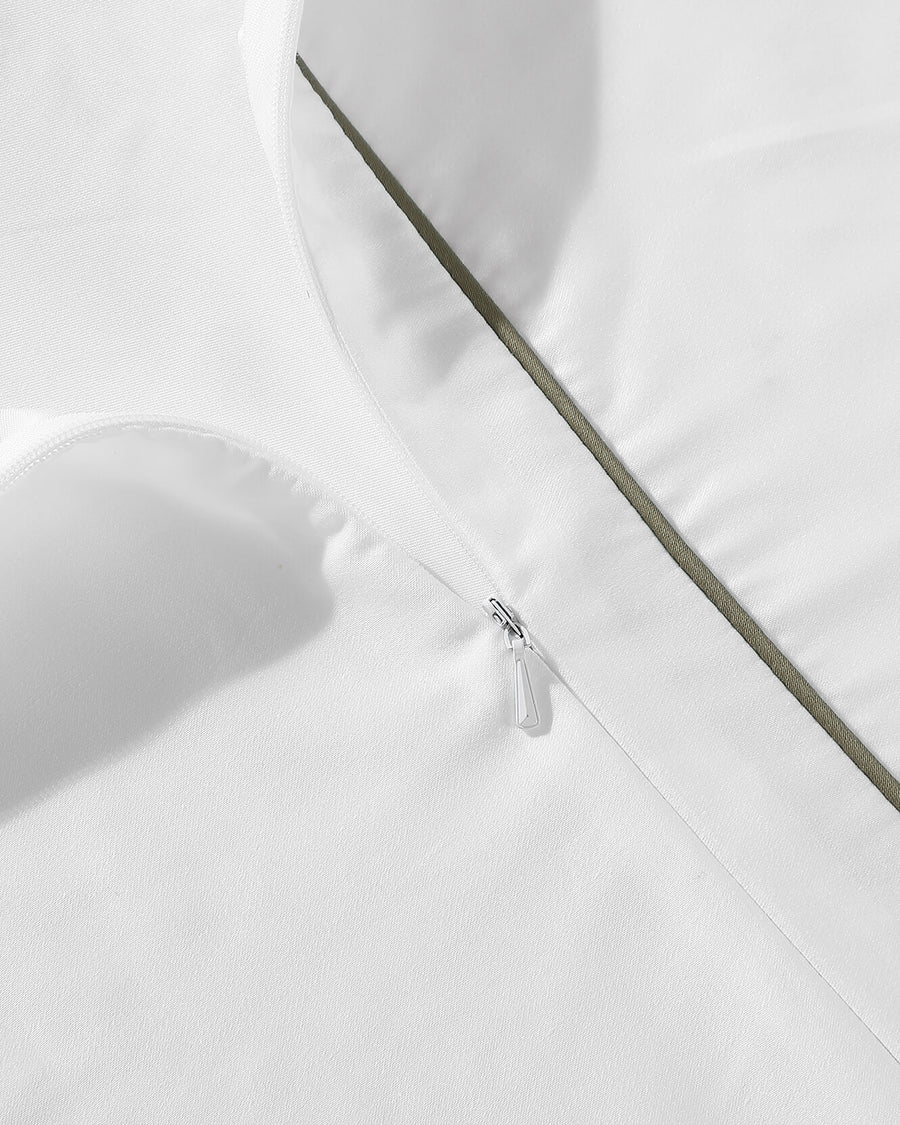 Sunday-Citizen_Luxe-Bamboo-Piping-Duvet-Cover White - Boulder