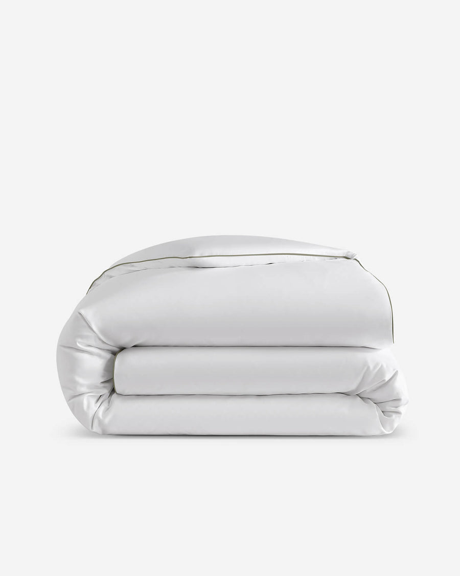 Sunday-Citizen_Luxe-Bamboo-Piping-Duvet-Cover White - Boulder