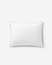 Luxe Bamboo Piping Sham Set White - Boulder