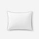 Luxe Bamboo Piping Sham Set White - Fig