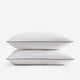 Luxe Bamboo Piping Sham Set White - Fig