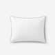 Luxe Bamboo Piping Sham Set White - Midnight Baritone Blue 