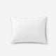 Luxe Bamboo Piping Sham Set White - Taupe White - Sandstone