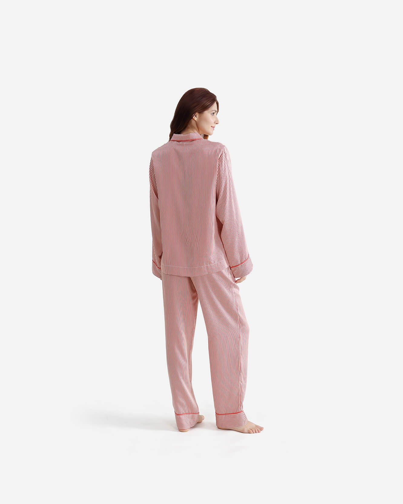 Silky Lyocell Long Striped Pajama Set – Sunday Citizen