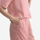 Sunday Citizen Lyocell Short Striped PJ  Set Stripes Red White