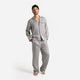 Sunday Citizen Lyocell Long Striped PJ Set Navy White