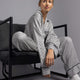 Sunday Citizen Lyocell Long Striped PJ Set Navy White