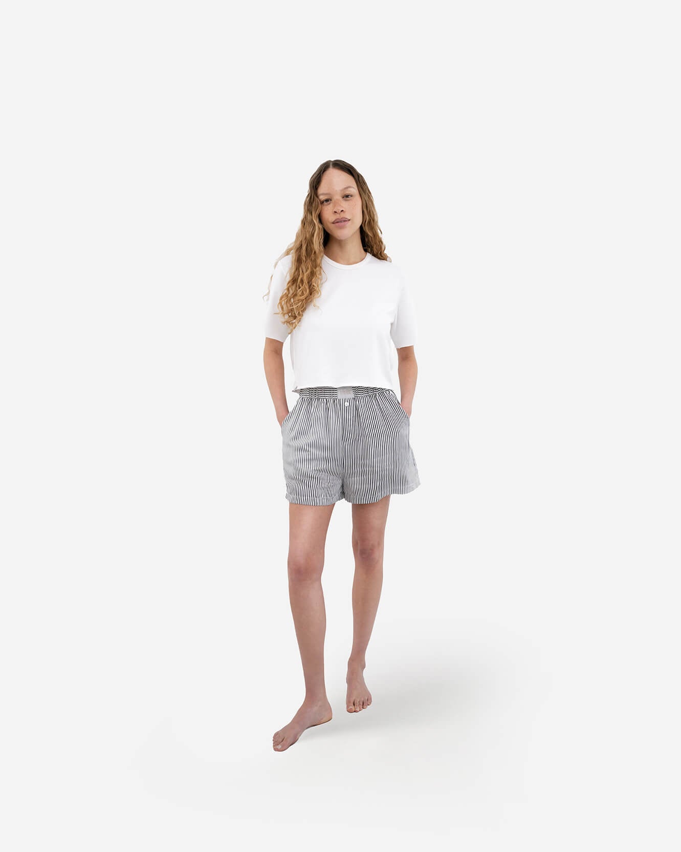 Silky Lyocell Striped Boxer Shorts – Sunday Citizen
