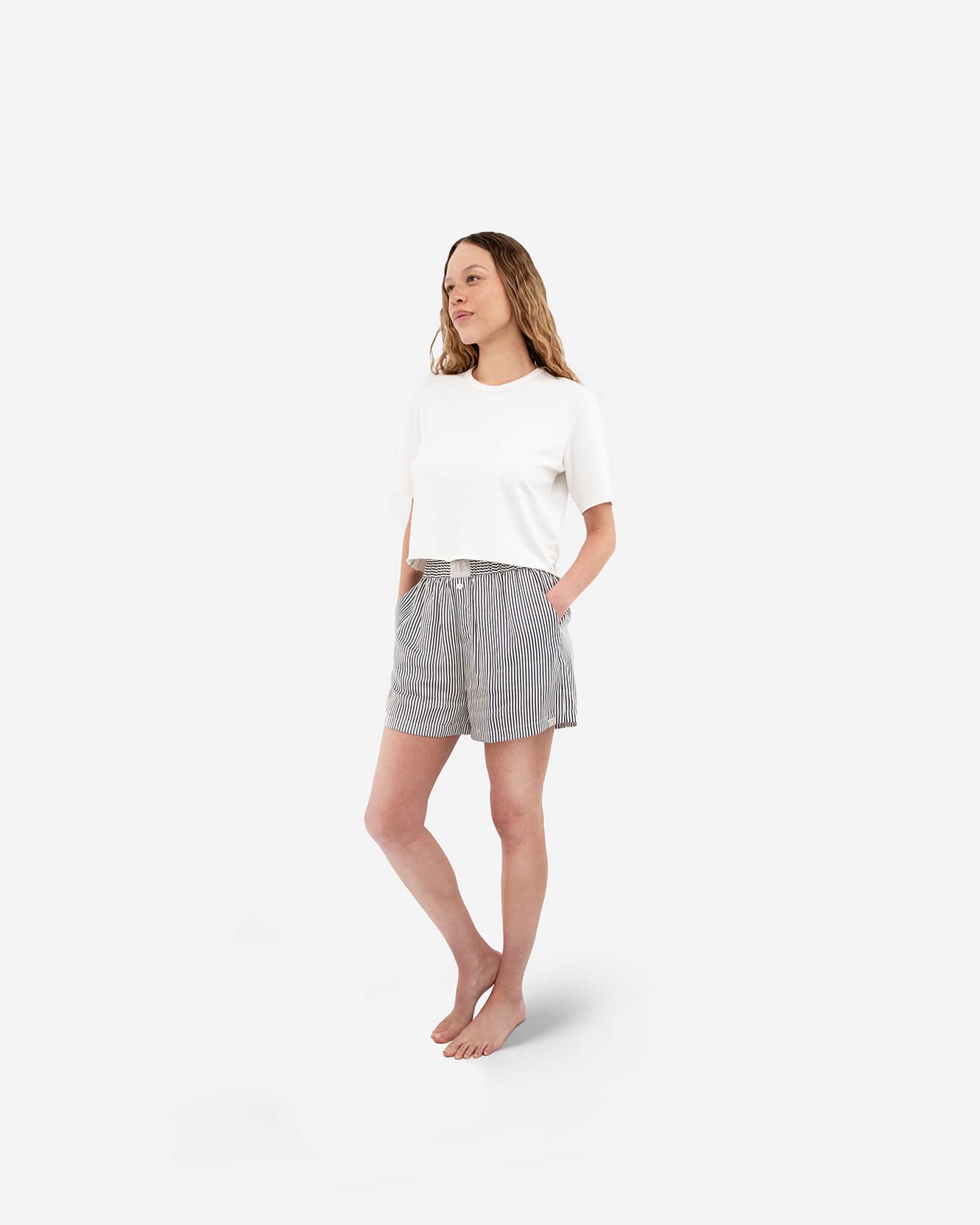 Silky Lyocell Striped Boxer Shorts – Sunday Citizen
