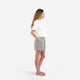 Silky Lyocell Striped Boxer Shorts Navy White
