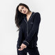 Naked Modal Long PJ Set Black - Ivory Piping