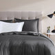 Natural Premium Bamboo Duvet Cover Granite