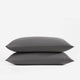 Natural Premium Bamboo Pillowcase Set Granite