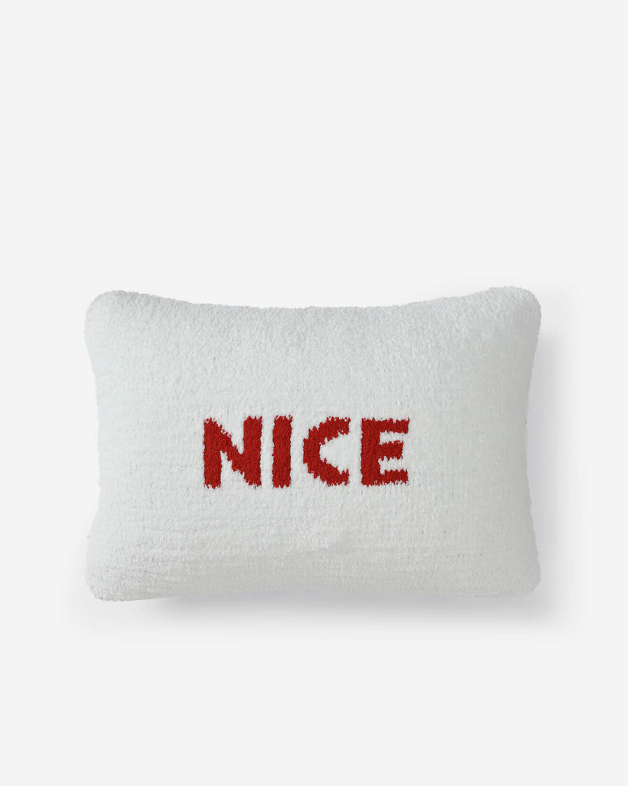 Naughty & Nice Lumbar Pillow Rouge - Moss