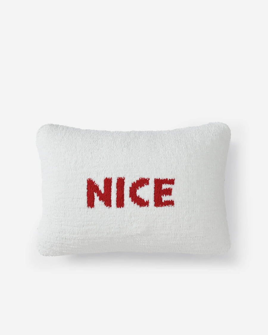 Naughty & Nice Lumbar Pillow Rouge - Moss