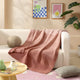 Ombre Lightweight Throw Pretty Pink