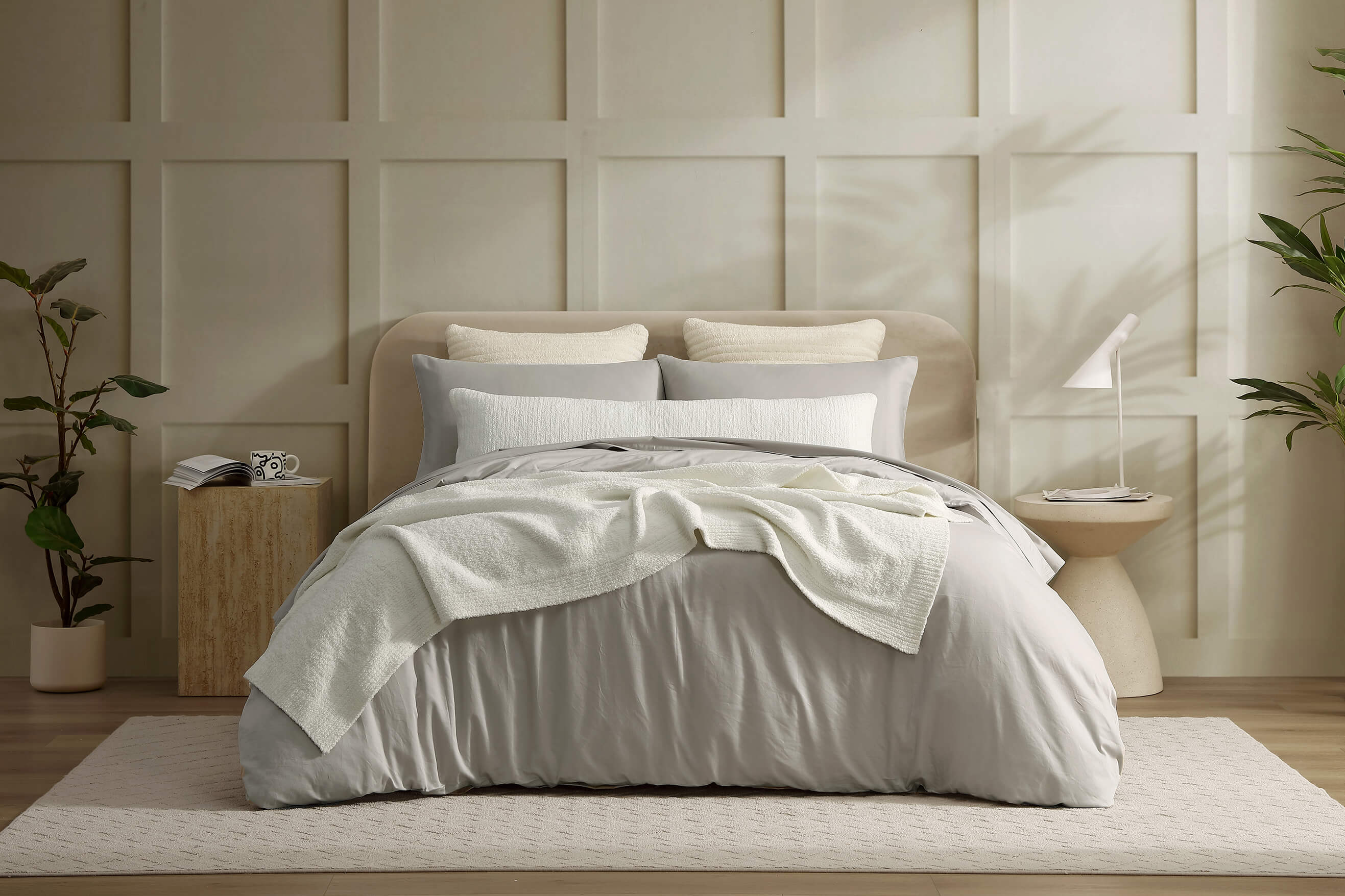 Sunday Citizen Organic Cotton Bundle Duvet Pillowcase Gray