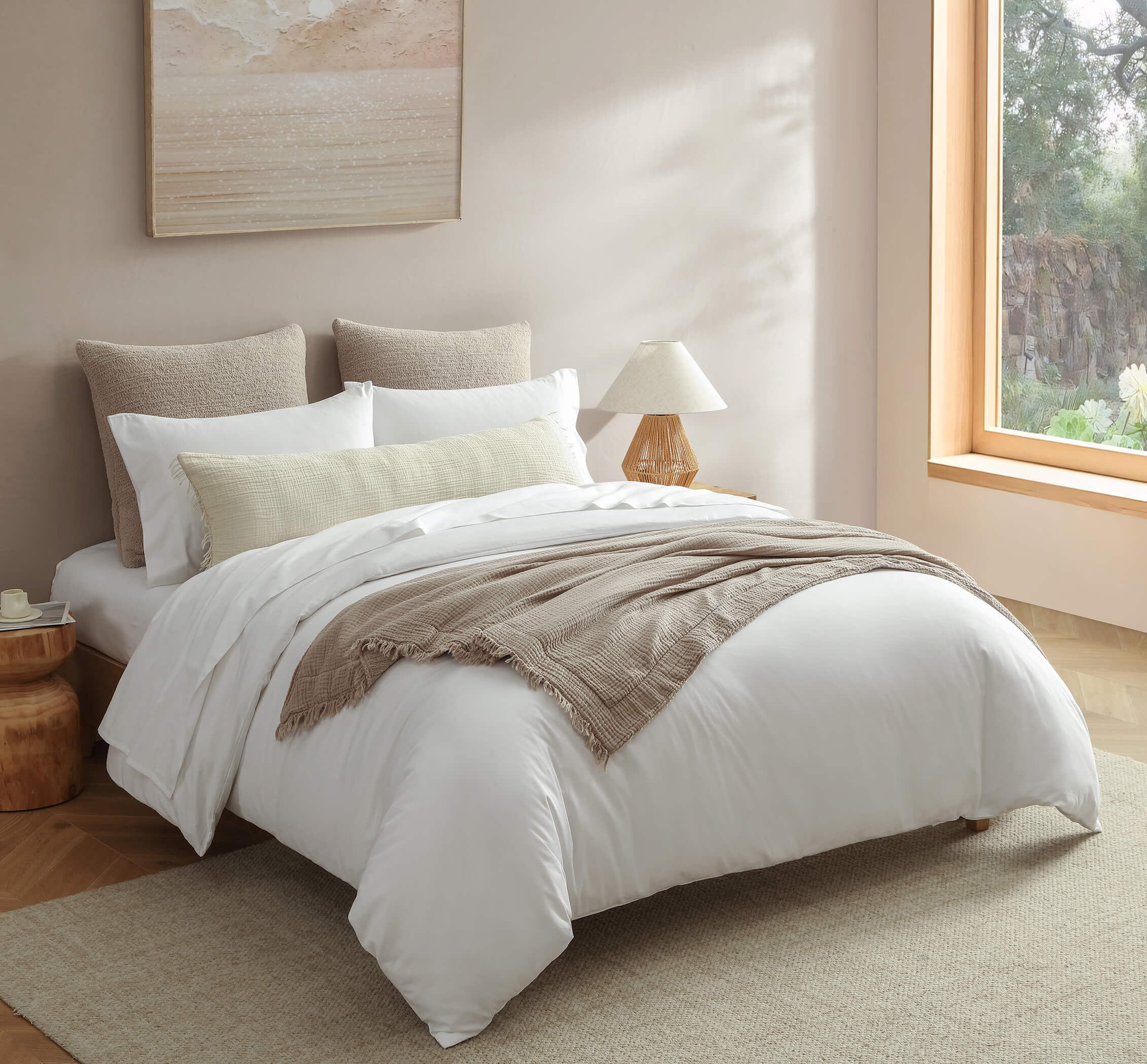 Sunday Citizen Organic Cotton Duvet Cover White