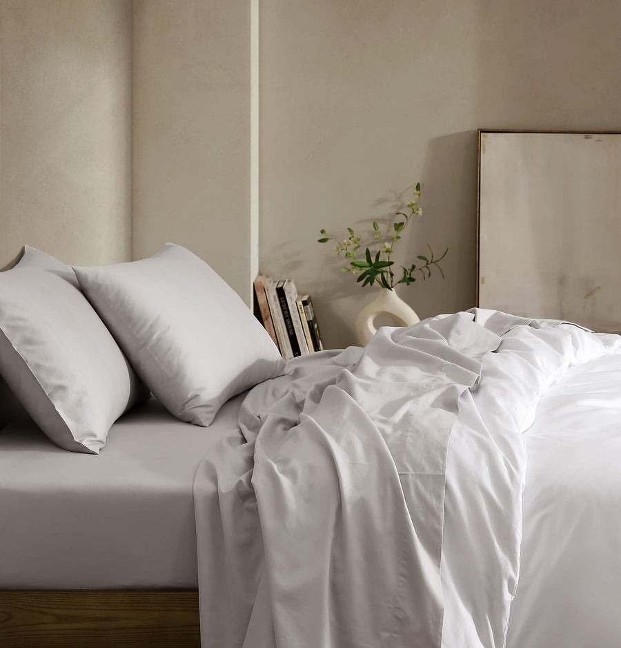 Sunday Citizen Organic Cotton Fitted- Sheet Gray