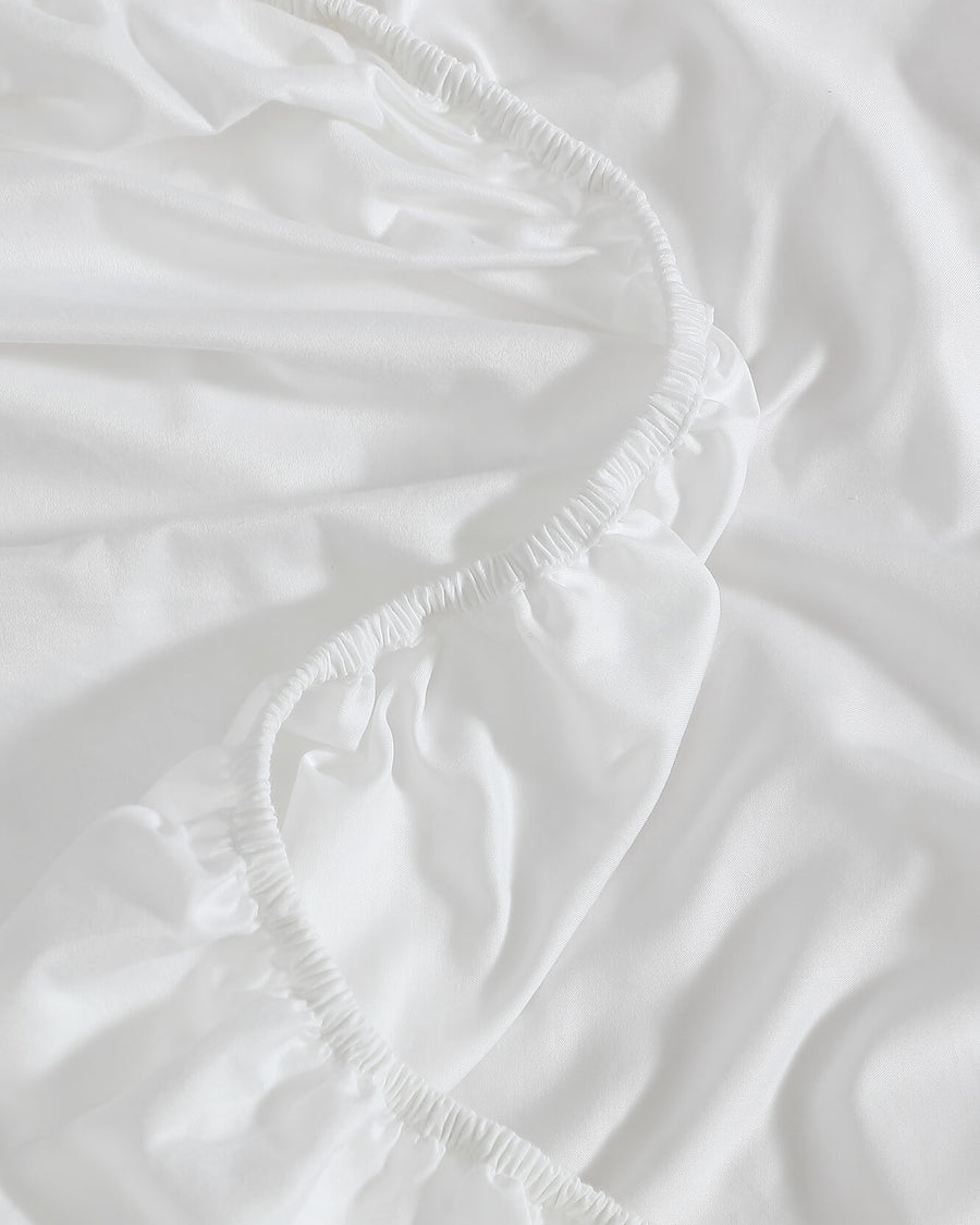 Sunday Citizen Organic Cotton Fitted- Sheet White