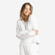 Organic French Terry Long-Sleeved Top Off White