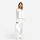 Organic French Terry Long-Sleeved Top Off White