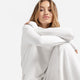 Organic French Terry Long-Sleeved Top Off White