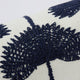 Palm_Leaf_Embroidered_Throw_Pillow_Bolster Navy - Off White