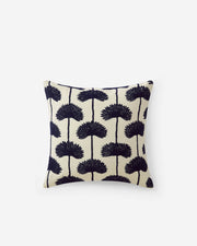 Palm_Leaf_Embroidered_Bolster_Pillow_ Navy - Off White
