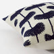 Palm_Leaf_Embroidered_Bolster_Pillow_ Navy - Off White