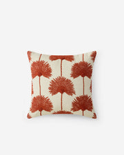 Sunday-Citizen_Palm-Leaf-Emb-Throw-Pillow Sienna - Off White