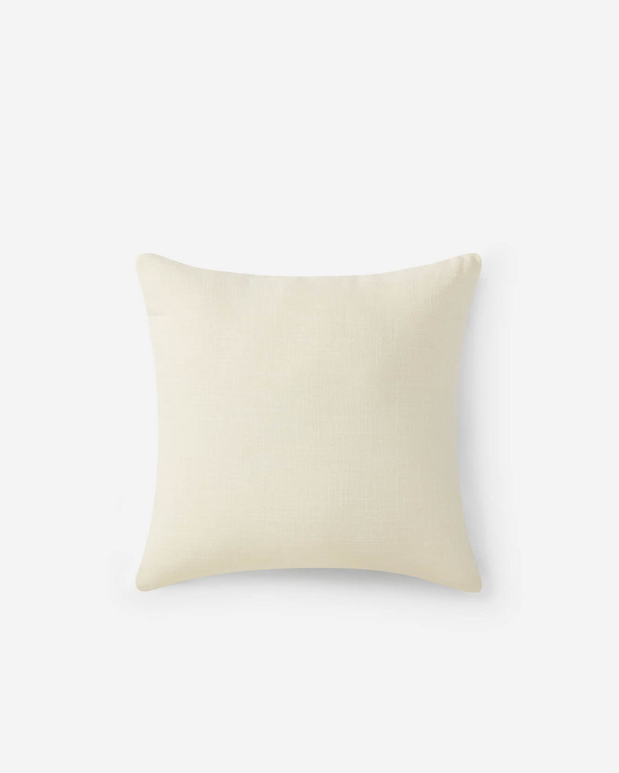 Sunday-Citizen_Palm-Leaf-Emb-Throw-Pillow Sienna - Off White