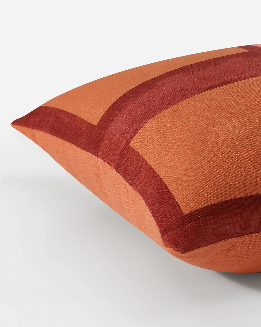 Sunday-Citizen_Patch-Work-Throw-Pillow_ Rust-Red